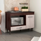 Bancada Para Cooktop Madri Castanho Avelã