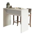 Bancada Para Cozinha 115 Cm Branco Reims Madesa