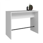 Bancada Para Cozinha Apoio Pés Brv Móveis Branco