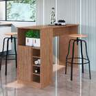 Bancada Para Cozinha Conecta 1 Pt Ébano