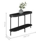 Bancada Para Sala Fontana Preto Tx