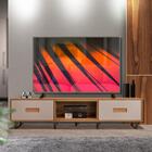 Bancada Para Sala Moderna Tv Até 75 Polegadas Griz Carvalho N