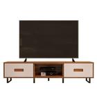 Bancada Para Sala Moderna Tv Até 75 Polegadas Off White Freij