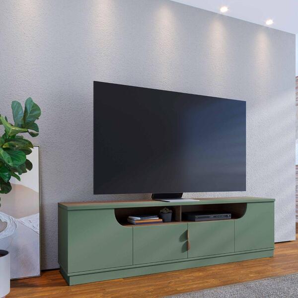 Bancada Para Tv 60 Polegadas Eslovaquia Hortela Amendoa