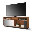 Bancada Para Tv 65 Polegadas Castle Noce Milano Preto Fosco