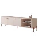 Bancada Para Tv 70 Polegadas Sven Off White Bronze