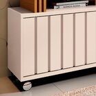 Bancada Para Tv Até 50 Polegadas Com Rodízios Ripado Briar 1