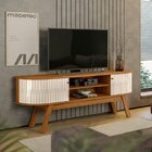 Bancada Para Tv De Até 75 Polegadas Valência Naturale/off Whi