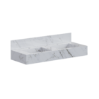 Bancada com Cuba Verona Branco 120cm Cozimax