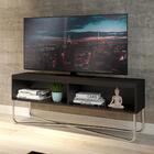 Bancada Preta Tubo Cromado