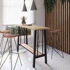 Bancada Quartzo Estilo Industrial Estilo Moderno Preto /amade