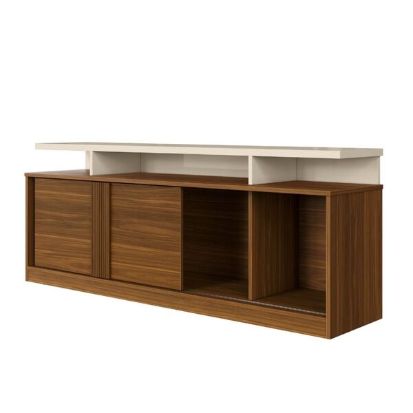 Bancada Rack Estante Para Tv Até 65? Zara Freijo Off White