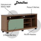 Bancada Rack Para Tv 65 Polegadas Jurere Clb