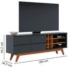 Bancada Rack Para Tv 70 Polegadas Com Adega Noronha Clb