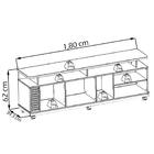 Bancada Rack Para Tv 75 Polegadas Jurere Clb