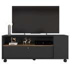 Bancada Rack Para Tv Até 55 Polegadas Opala Preto Caemmun