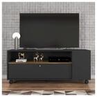 Bancada Rack Para Tv Até 55 Polegadas Opala Preto Caemmun