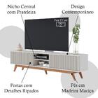 Bancada Rack Tv 75 Pol 218 Cm Fortaleza Clb