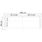 Bancada Rack Tv 75 Polegadas 2 Portas Mamore Clb