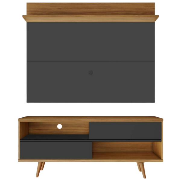 Bancada Retrô Com Painel Para Tv De Até 50 Polegadas Notável