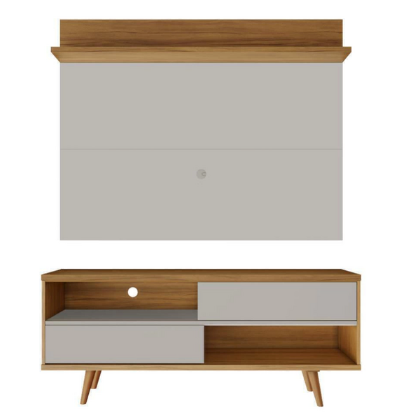 Bancada Retrô Com Painel Para Tv De Até 50 Polegadas Notável