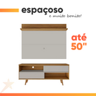 Bancada Retrô Com Painel Para Tv De Até 50 Polegadas Notável