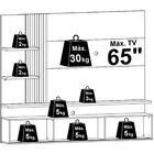 Bancada Suspensa Atena Para Tv Até 65' Com Led - Madetec - Fe