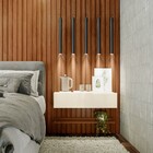 Bancada Suspensa E Prateleira 99cm Slat M20 Cinamomo/off - Mp