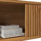 Bancada Suspensa Francis Para Tv Até 70 Polegadas Cor Carvalh