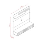 Bancada Suspensa Frizz Sublime Calacata/off White - Madetec M