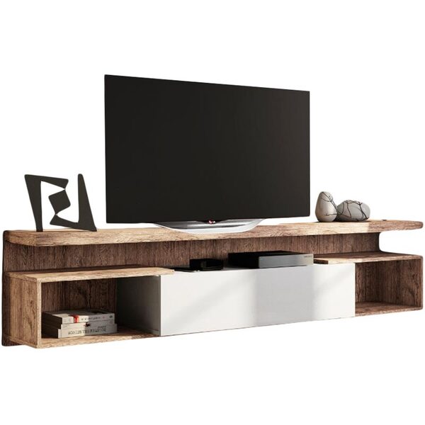 Bancada Suspensa Montana - Linea Brasil - Naturale / Branco G