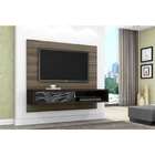 Bancada Suspensa Nádia - Madetec - Amendoa / Ebano