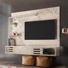 Bancada Suspensa Para Tv 50 Polegadas 2801 Calacata Off White