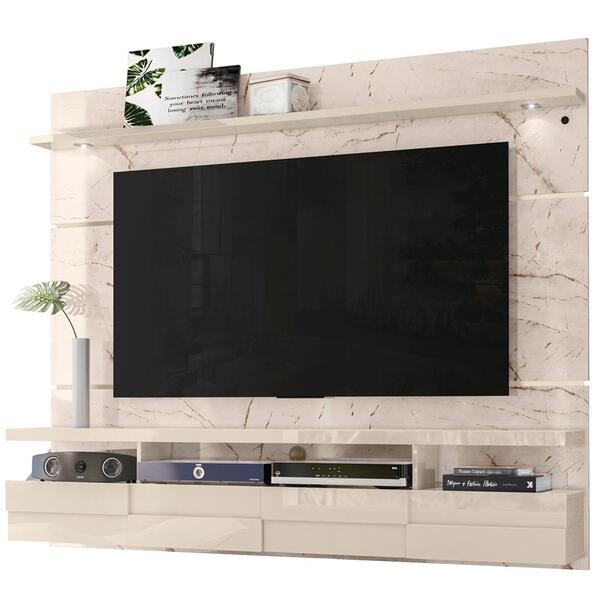 Bancada Suspensa Para Tv 60 Polegadas 2761 Naturale Off White
