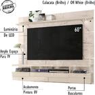Bancada Suspensa Para Tv 60 Polegadas 2761 Naturale Off White