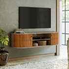 Bancada Suspensa Para Tvs Até 60 Polegadas Modena Fendi/natur