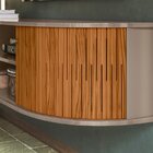 Bancada Suspensa Para Tvs Até 60 Polegadas Modena Fendi/natur