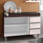 Bancada Tamires Castanho Avelã Sem Tampo