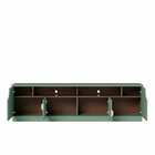 Bancada Tv De 75 Polegadas 4 Portas Karol 200cm Verde Pistach