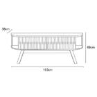 Bancada Valencia Naturale/off White - Madetec