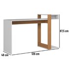 Bancada Versa Home 136cm X 480cm X 875cm Branco/freijó