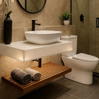 Bancada Vidro Clara 100x45cm Média Branca com Led 6mm Agardi