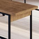 Banco 2 Lugares 110cm Est Aço Steel Quadra 27918 Vermont Arte