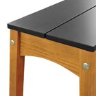 Banco 2 Lugares Áustria Madeira Maciça Assento Mdf Laqueado A