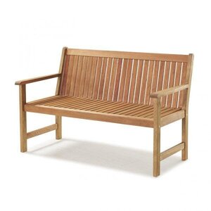 Foto de Banco 2 Lugares Madeira Maciça Com Encosto 120cm Primavera  J