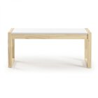 Banco 2 Lugares Madeira Maciça Guará Cabecasa Madeiramadeira