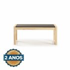 Banco 2 Lugares Madeira Maciça Guará Yescasa Preto/natural