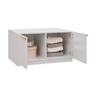 Banco 2 Portas 80cm Jade Cabecasa Madeiraoriginals Branco Fos