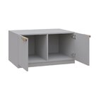 Banco 2 Portas 80cm Jade Cabecasa Madeiraoriginals Cinza Urba