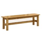 Banco 3 Lugares 100% Madeira Maciça 150cm Grimaldi Espresso M